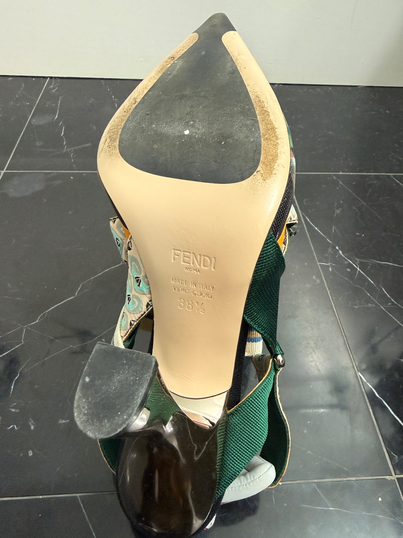 Fendi Sole Stamp Detail
