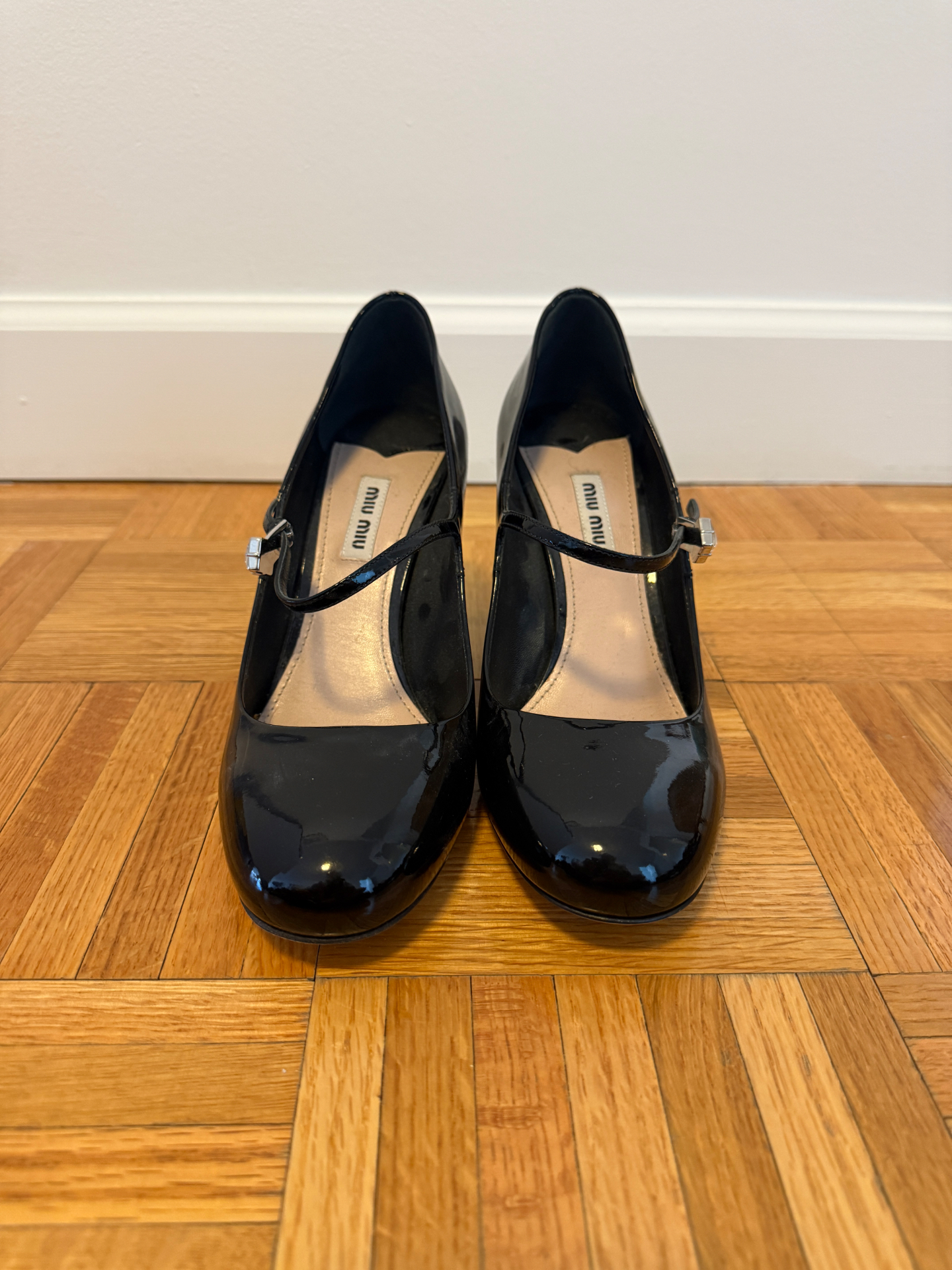Miu Miu Patent Leather Mary Jane Pumps
